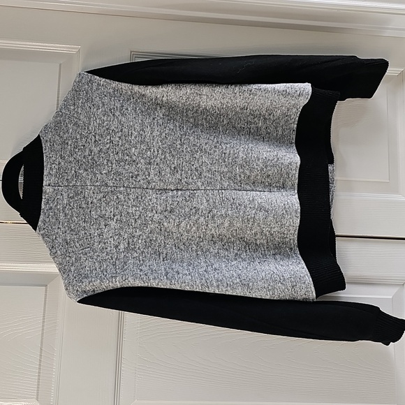 NWT Sweet Romeo Two Tone Hacci Varsity Jacket Snap Closure  Large - Picture 2 of 15